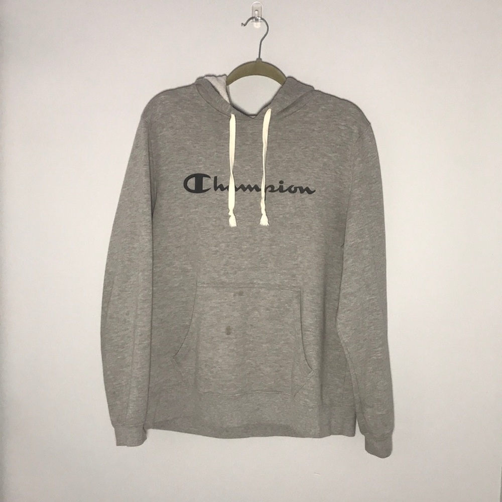 grey champion hoodie